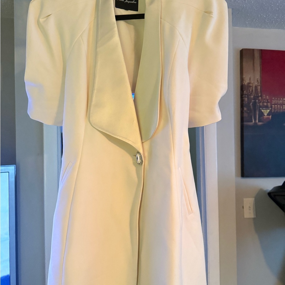 Nana Jacqueline Cream Mini Dress